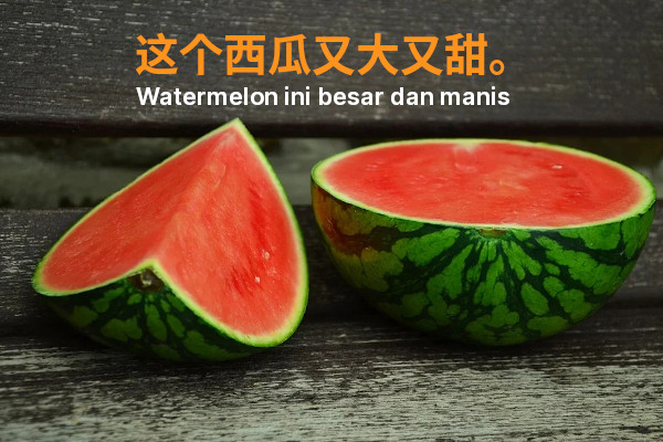 Kata Sambung Bagian 1: Semangka Ini Besar dan Manis